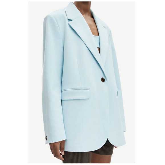 Samsoe Samsoe Jackets & Blazers - Samsoe Samsoe Haven Blazer Iced Blue NWT Women’s L